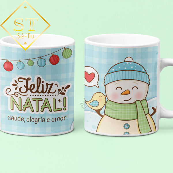 Boneco de neve Natal - Sê-Tu